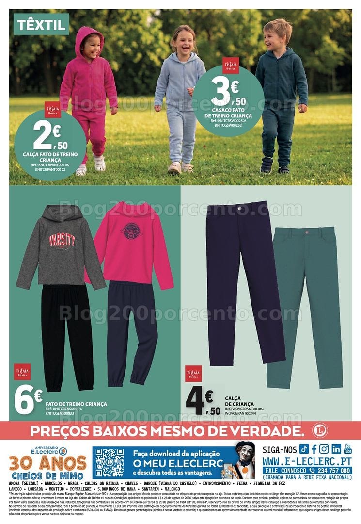 Antevisão Folheto E-LECLERC Bazar Promoções de 13 a 26 agosto